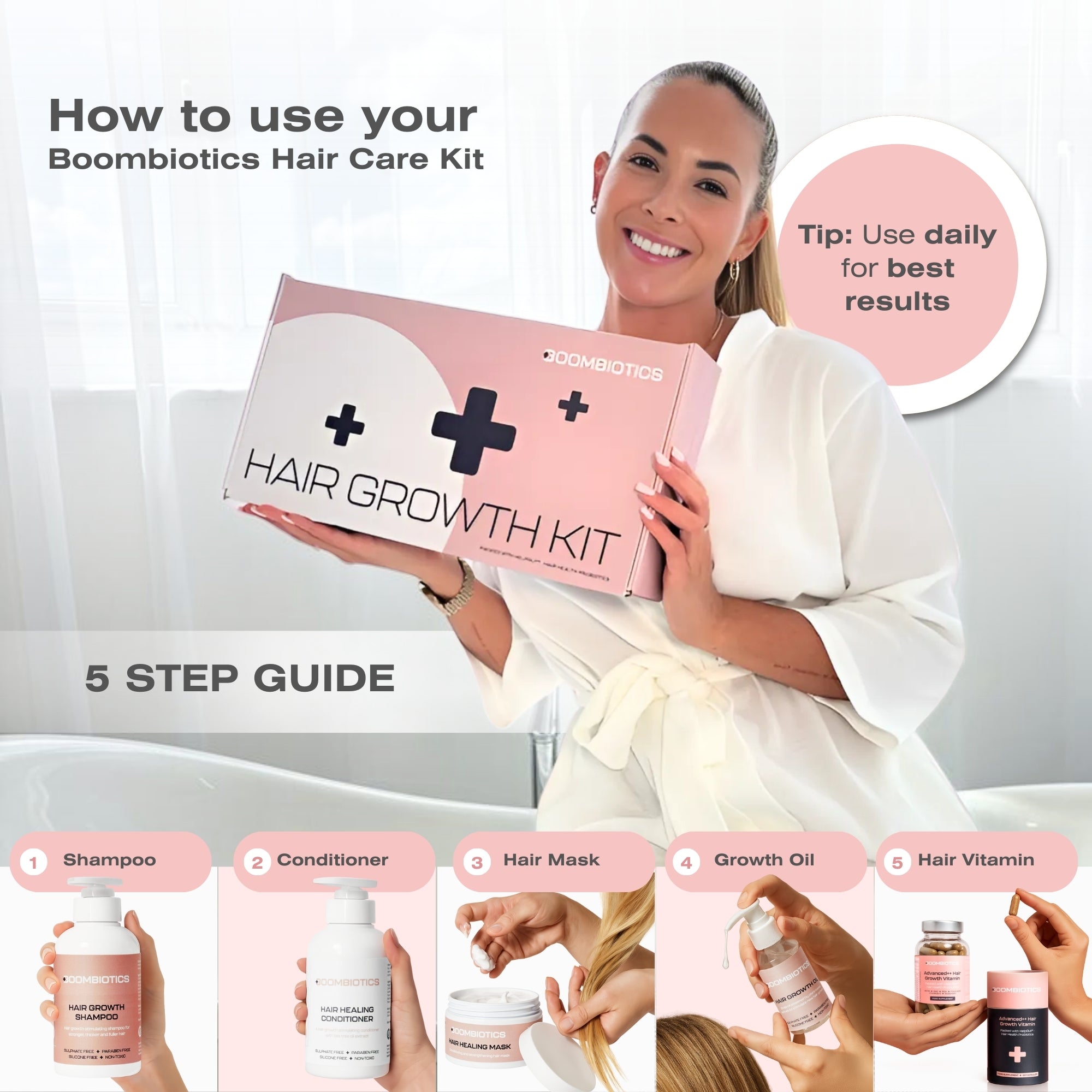 Boombiotics Hair-Growth Kit